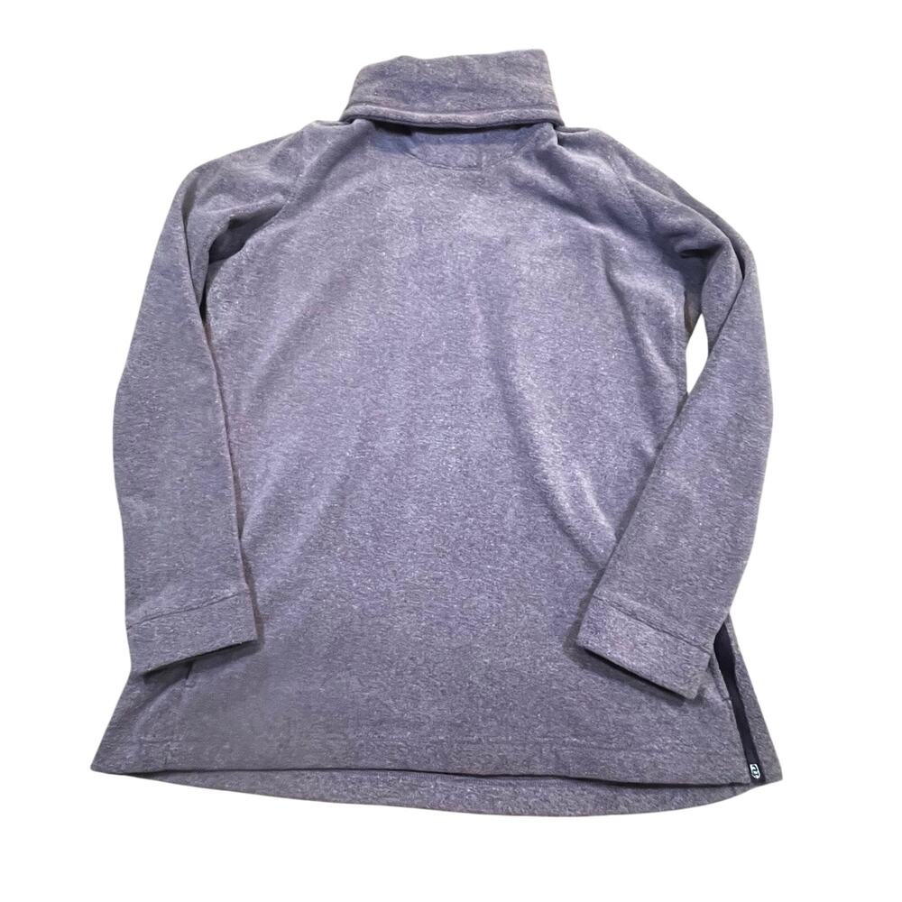 Nike Dri Fit Quarter Zip Womens Large Purple Turtleneck Sweatshirt Activewear